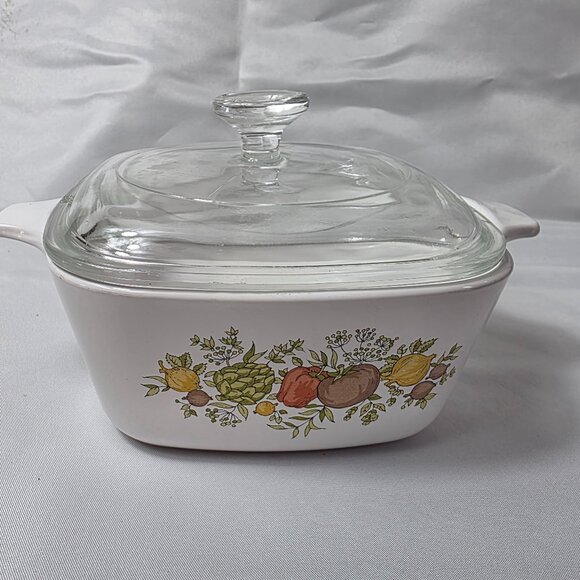 Corning Centura Spice of Life Petite Casserole Dish with Glass Lid (P-43-B) - Picture 1 of 12